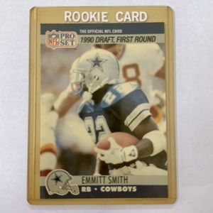 1990 NFL Emmitt Smith Football Card